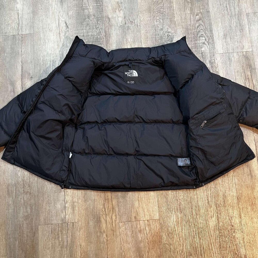 The North Face Nuptse 700 Puffer Jacket Black – Size XS-M - Picture 3 of 8